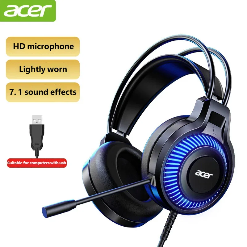 Gaming Headphones With 7.1 Surround Sound Mic for PC by Tidesmit Tidesmit