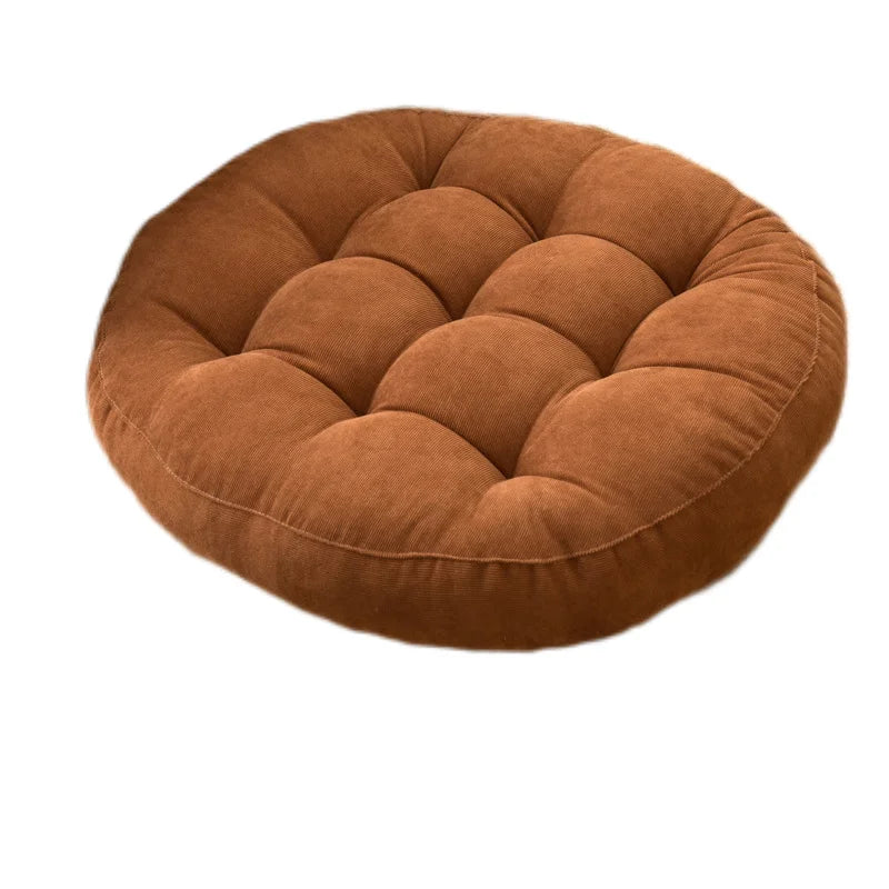Green Large Round Floor Seat Cushion Thickened Tufted Tatami Mat Pad Ottoman Pouf Futon Chair Seat Meditation Seating Pillow 방석