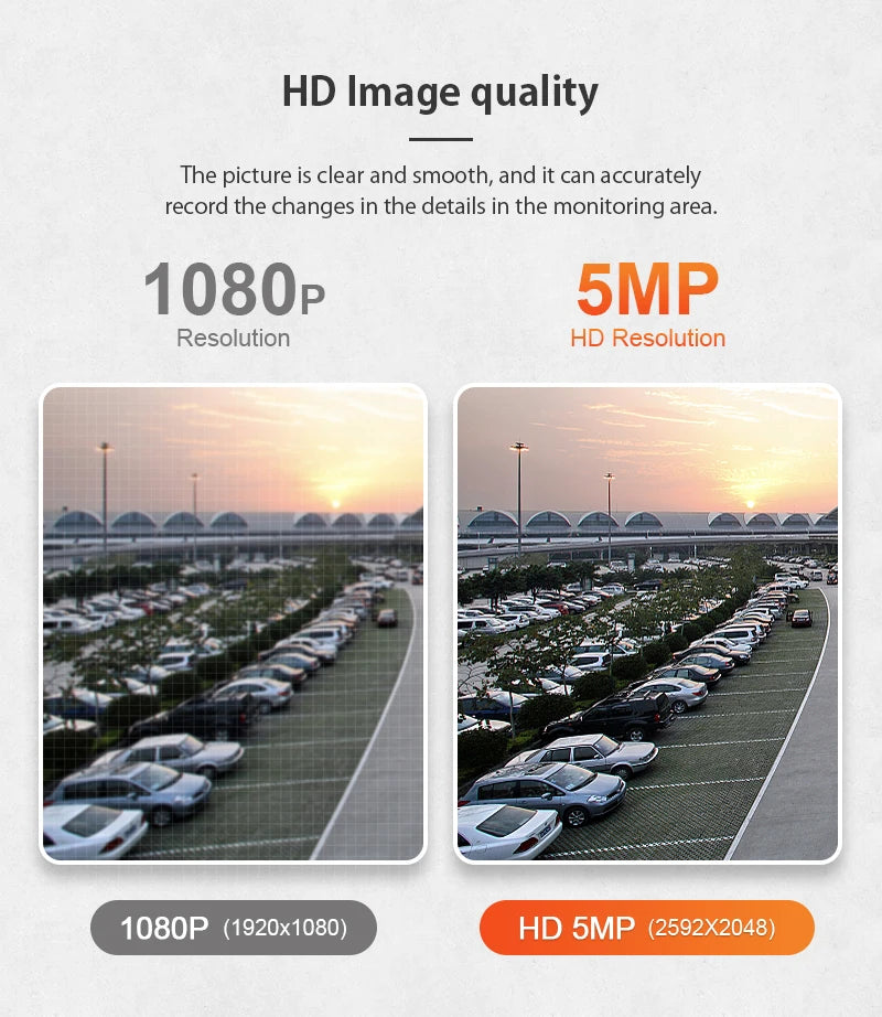 INQMEGA 5MP Tuya Outdoor PTZ Camera Ai Human Detect 1080P Security CCTV Camera Add Google Home And Alexa Wifi IP Camera