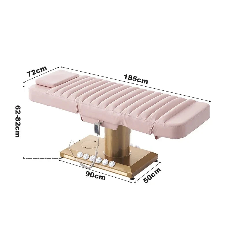 Professional Massage Bed for Eyelash Extensions, Ergonomic Spa Table Massage Chairs Tidesmit