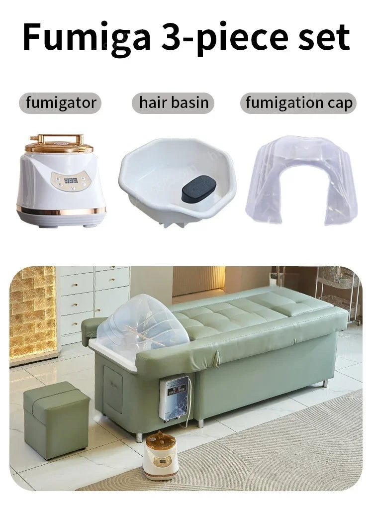 Electric Salon Massage Bed and Shampoo Chair – Ergonomic Spa Unit Massage Chairs Tidesmit