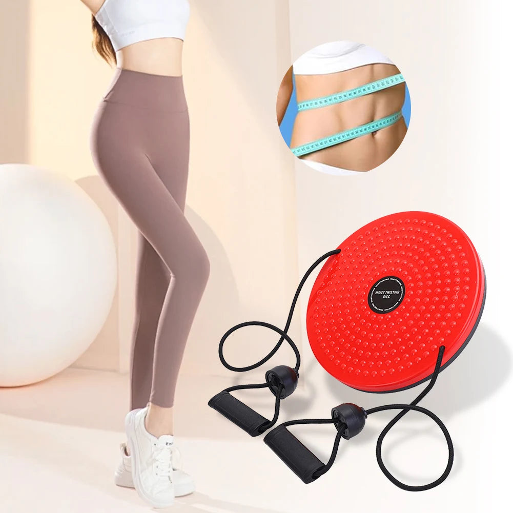 Ab Twister Board with Massage Foot Plate - Full Body Slimming Body Shaping Massage Equipment Tidesmit