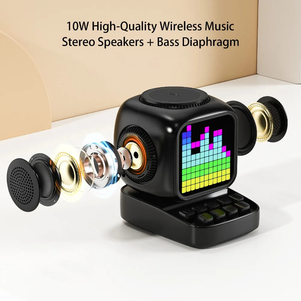 15W Fast Wireless Charger and Bluetooth Speaker | Tidesmit Audio Dock Tidesmit