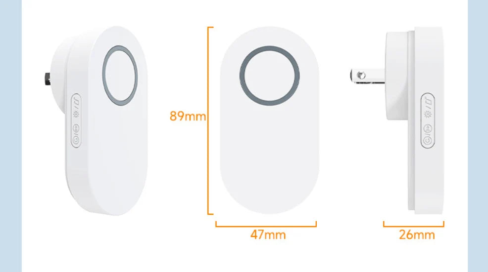 Self-Pow remote control doorbell AB door household waterproof long-distance intelligent electronic wireless doorbell