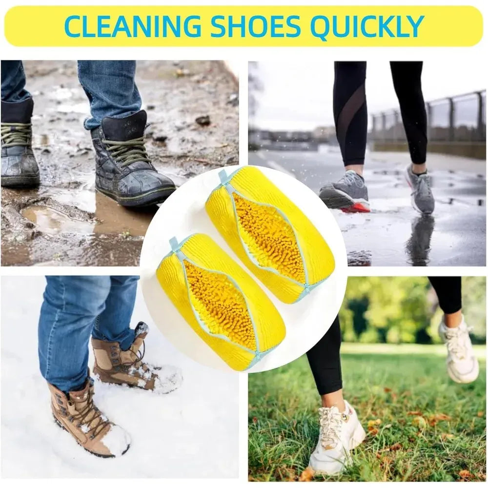 Durable Shoe Washing Machine Bag with Chenille Lining