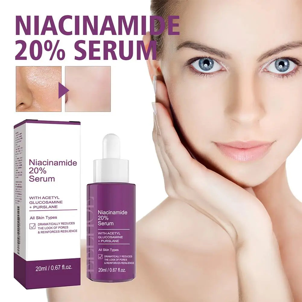 Niacinamide Serum 20% High Concentration Formula Serum Brightens Lightens Spots Niacinamide Care Serum Lifts Nasal Lines