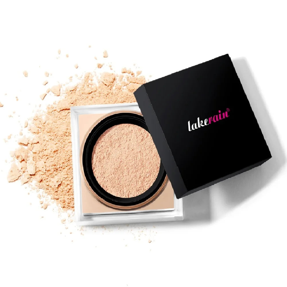 Tidesmit matte setting powder texture close-up for long lasting oil control and waterproof brightening face makeup