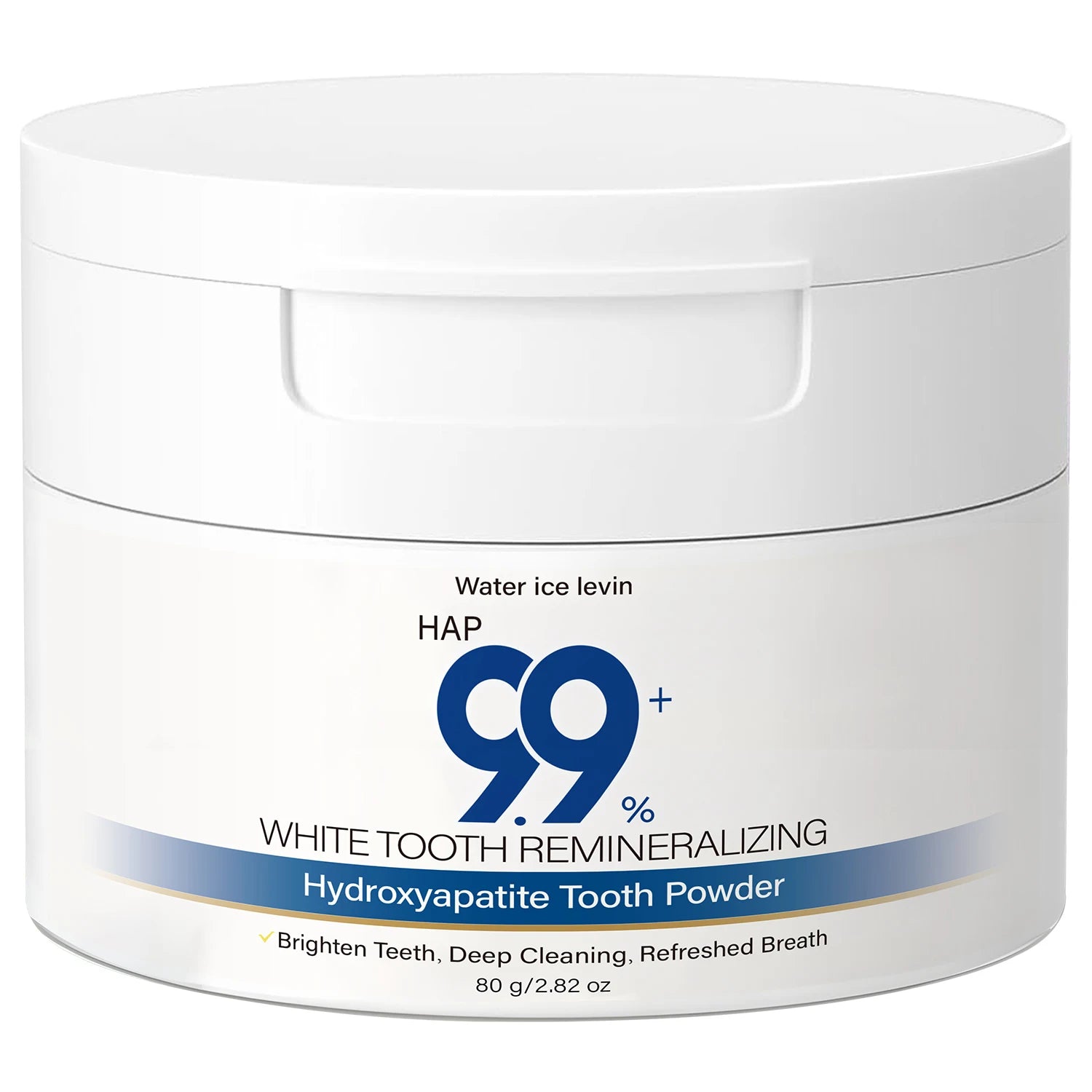 Tidesmit 99% Hydroxyapatite tooth powder for natural teeth remineralization and gentle enamel whitening.