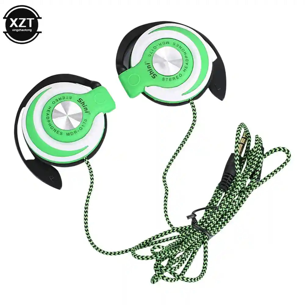 Tidesmit Over-Ear Headphones with Deep Bass and Adjustable Fit green Tidesmit