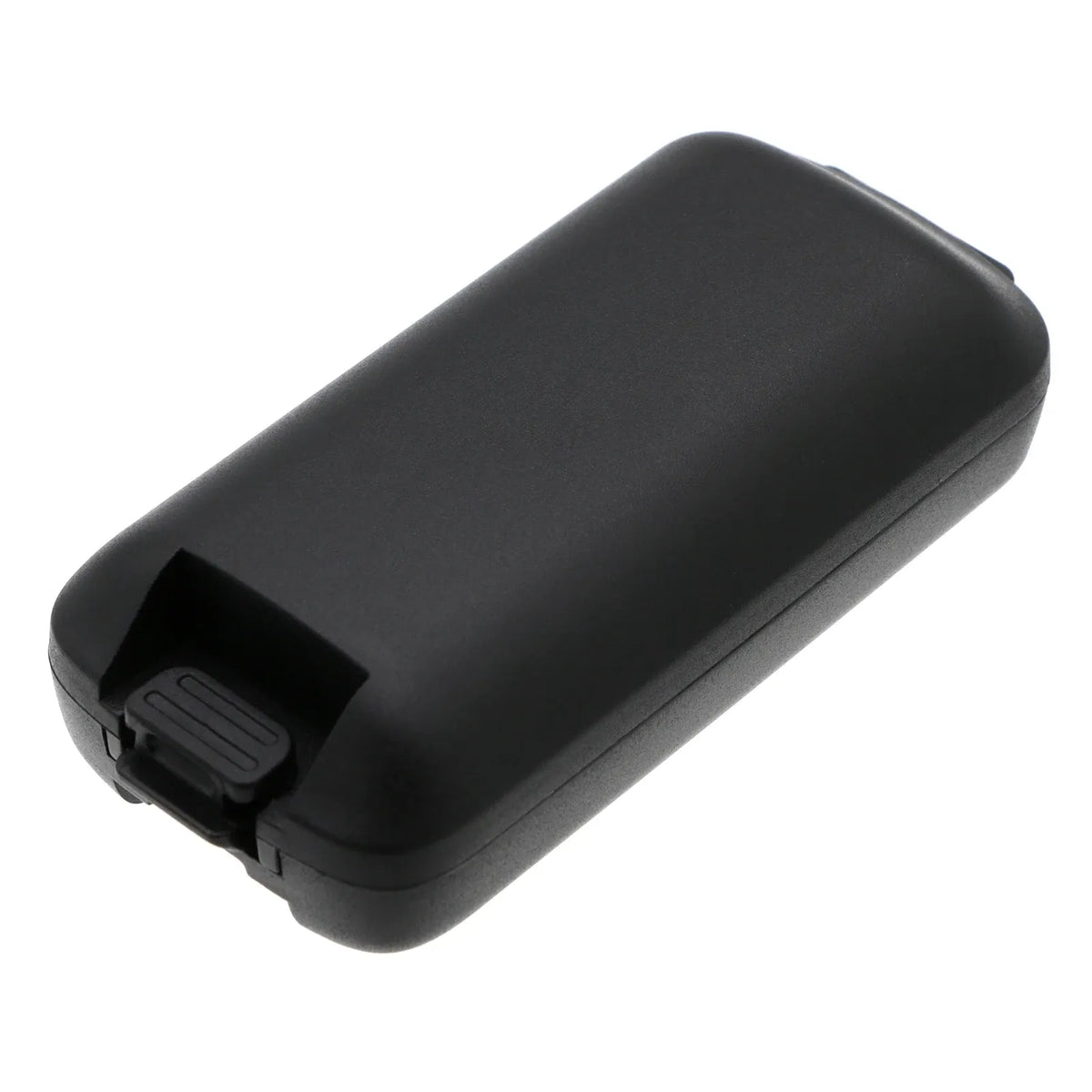 Black barcode scanner battery pack with latch connector end
