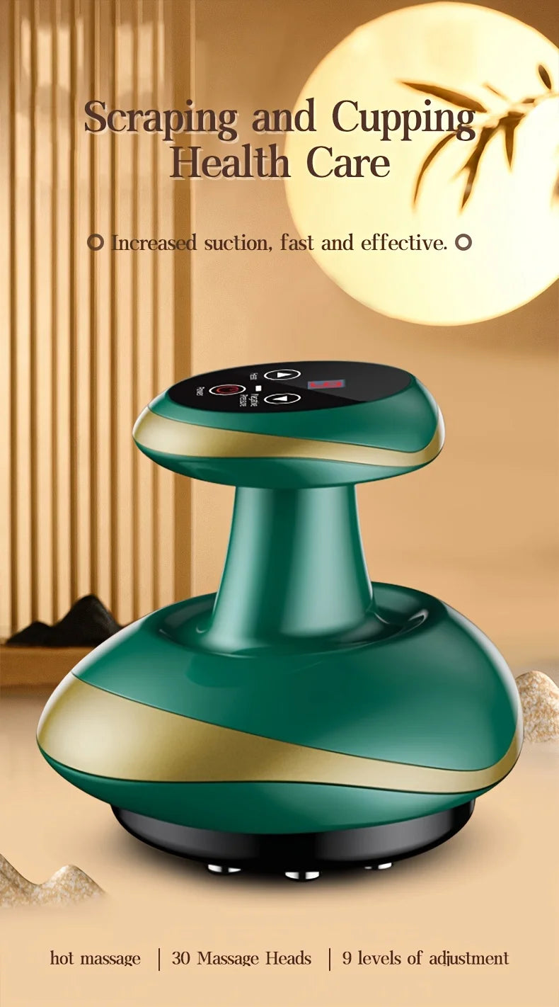 Electric Meridian Massage Brush | Deep Tissue Heat Therapy Tool Back Massage Instrument Tidesmit