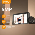 IMOU Smart Cat Eye 4.3'' Color Monitor, 5MP Wireless Video Camera,  2.4/5GHz Wi-Fi Intercom Doorbell