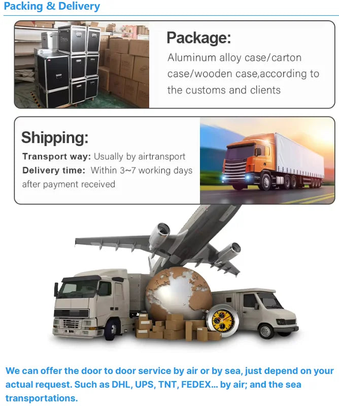Black aluminum alloy flight cases for secure industrial shipping and logistics.