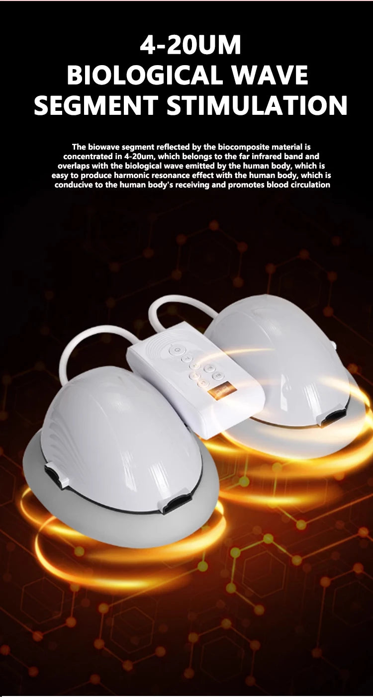 Wireless Breast Enhancement Massager - Portable Heat Therapy Device Massage Cushion Tidesmit