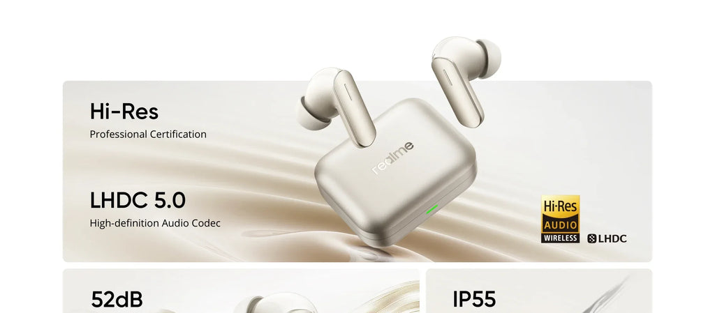 Realme Buds Air 7 Wireless Earphones 52H Battery Life - Tidesmit Tidesmit