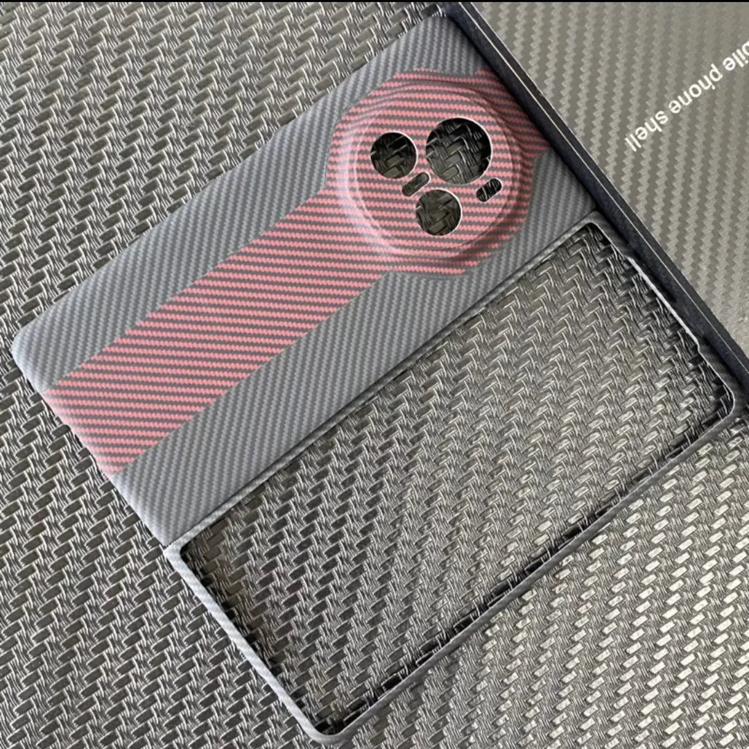 Honor Magic V3 Carbon Fiber Case - Slim Military-Grade Protective Cover Black Red Black 2 Magic V3 Tidesmit
