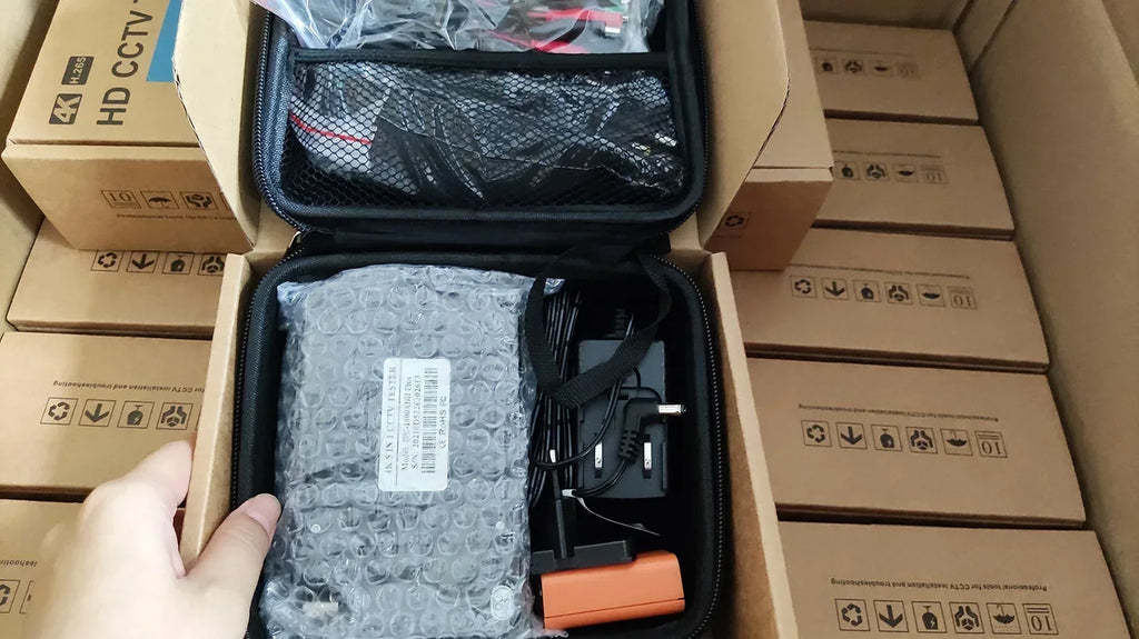 4 Inch Wrist CCTV Tools H.265 AHD CVI TVI CVBS CCTV Monitor for Analog IP Camera Tester POE Testers CFTV 4K CCTV IP Tester