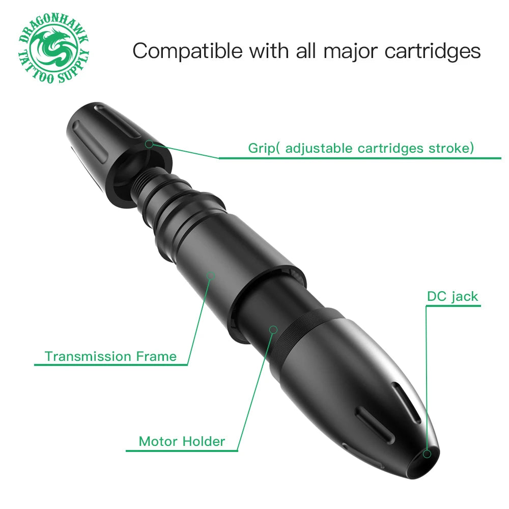 Professional PMU Machine Rotary Tattoo Pen - Quiet Motor K2 Device Permanent Makeup Machines Tidesmit