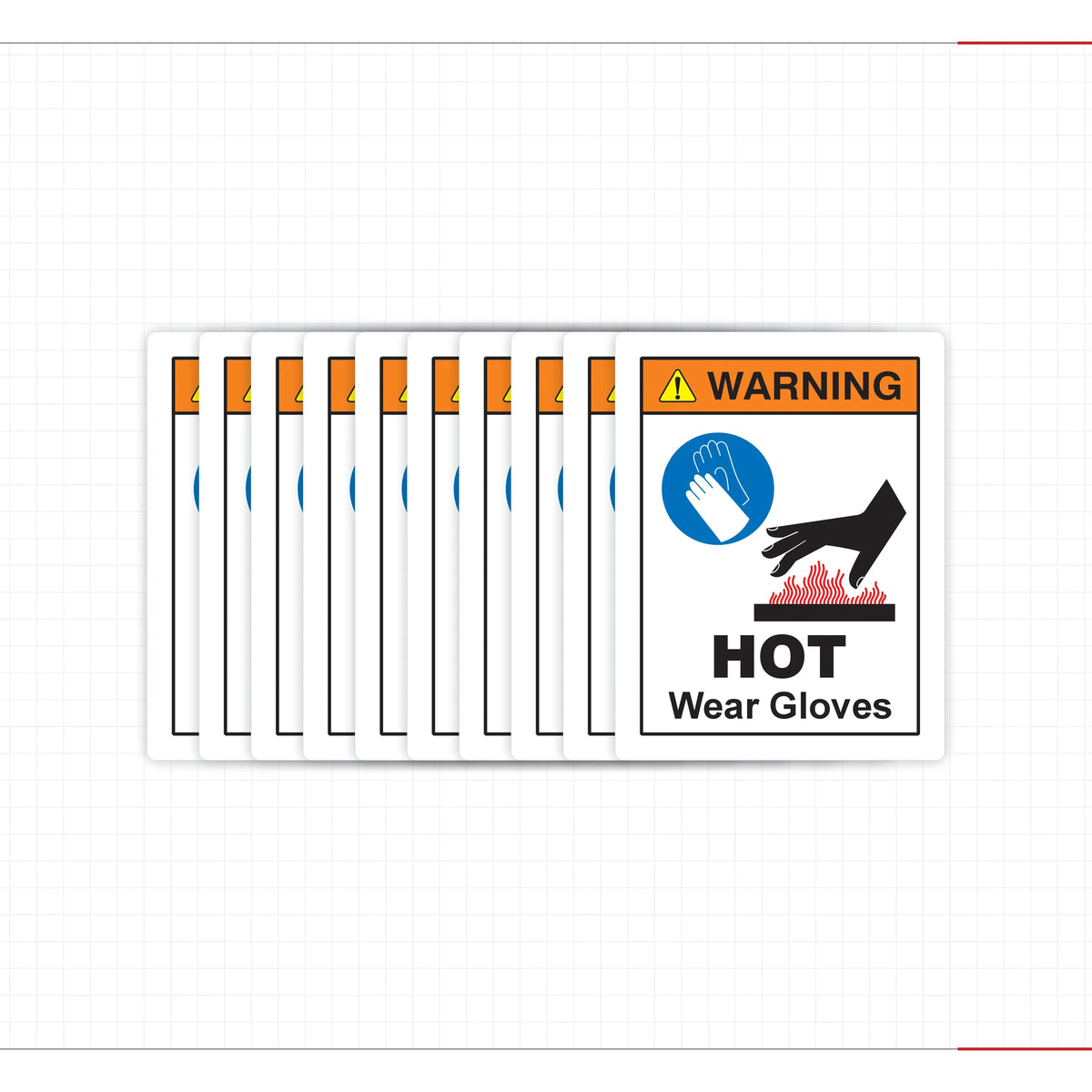 Mechanical Hazard Warning Decal Broken Saw Blade Cuts Risk Safety Sign - Angle/Detail 8