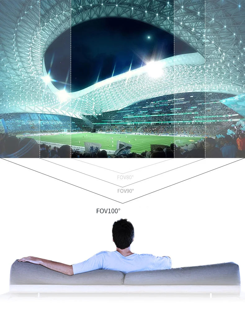VR Headset for Smartphone - Immersive 3D Glasses for Mobile Media Tidesmit