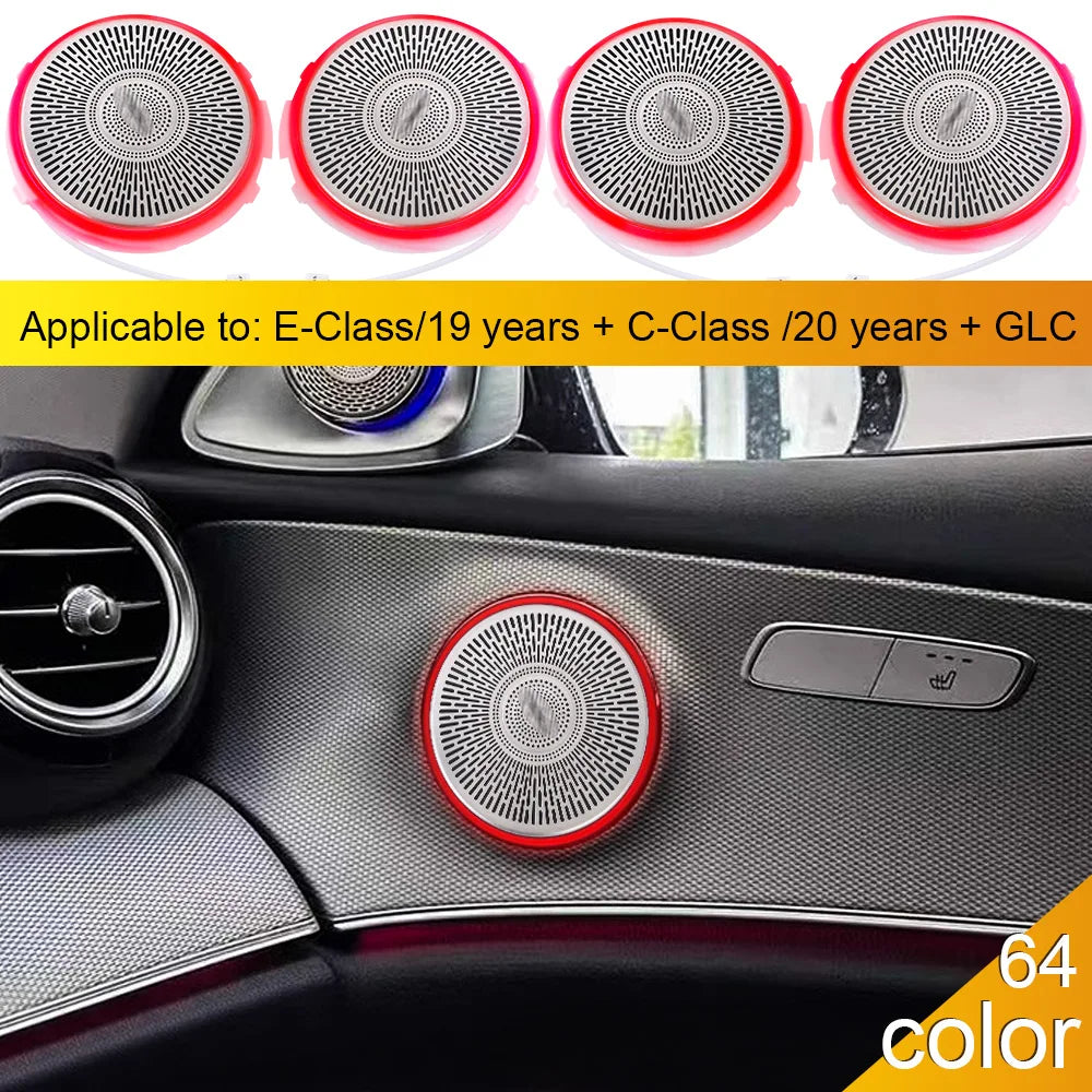LED Ambient Speaker Covers for Mercedes Benz W205 W213 X253 Tidesmit