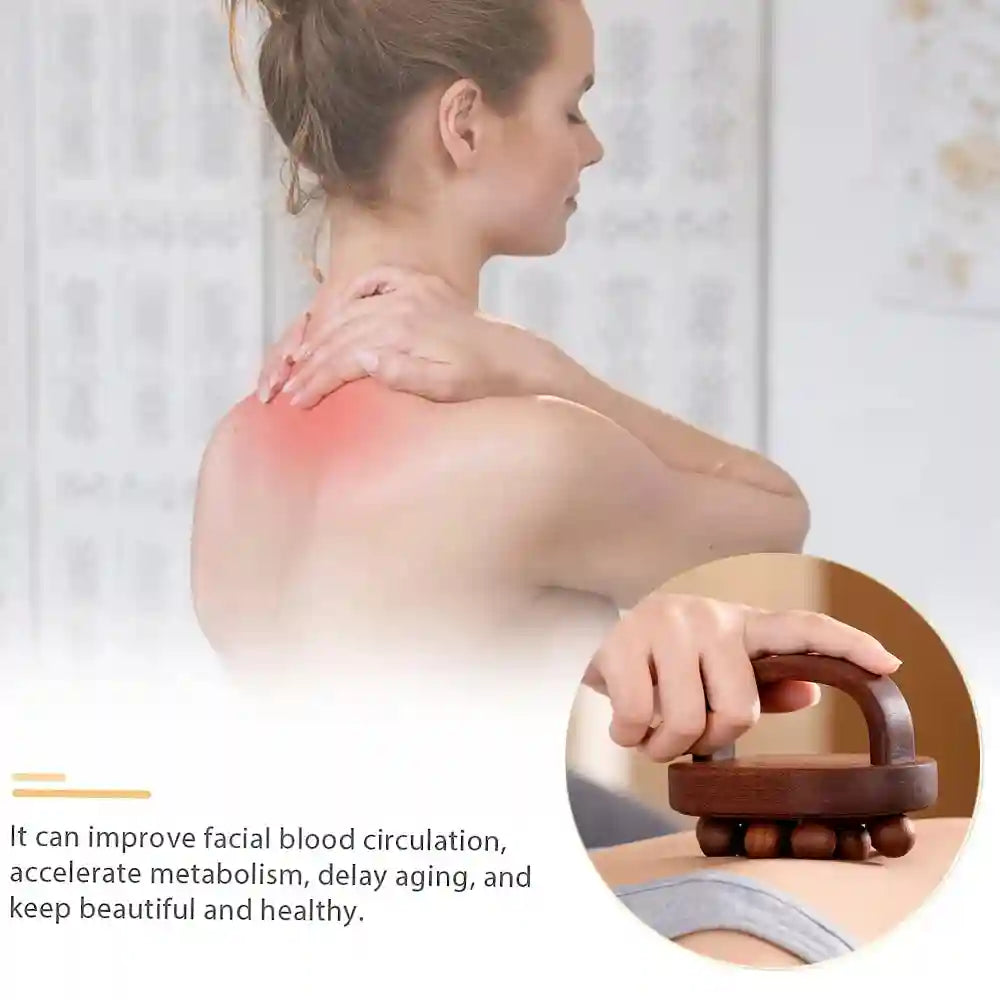 Wooden Massage Roller for Cellulite Removal and Lymphatic Flow (4 Styles) Massage Roller Tidesmit