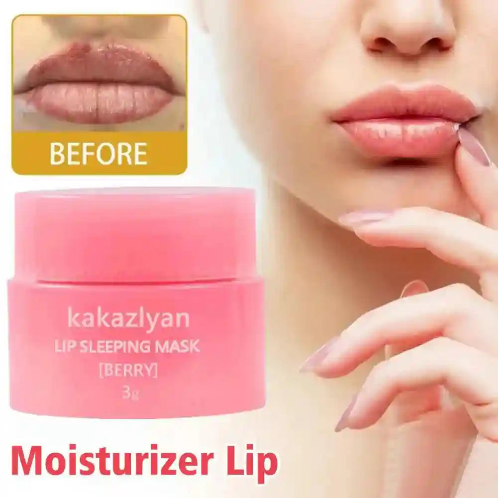 Strawberry Lip Balm Set: Hydrating Lip Treatment & Jelly Mask (2PCS) Lip Care Tidesmit