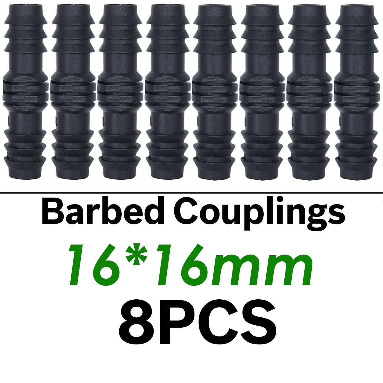 1/2" 3/4" Male Female Thread Connector To Barb 16mm 20mm 25mm PE Hose Adapter Tee Elbow Garden Irrigation Drip Watering System