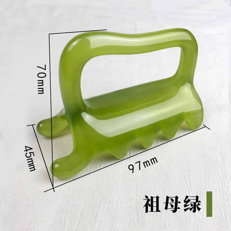 Fascia Massage Tool for Myofascial Release - Durable Resin Body Massager Body Shaping Massage Equipment Green Tidesmit