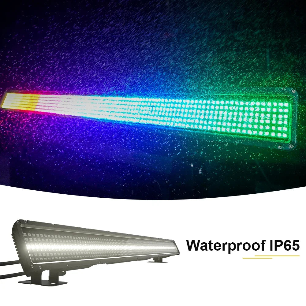 SHEHDS Waterproof IP65 LED 250W 16-Pixel Strobe Light Spliced Wash Pixel Mapping Effect for DJ Disco Theater Outdoor Christmas