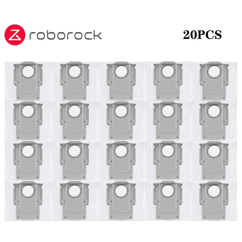 Tidesmit replacement parts kit for Roborock Q Revo MaxV S Pro vacuum including dust bags side brushes mop pads filters