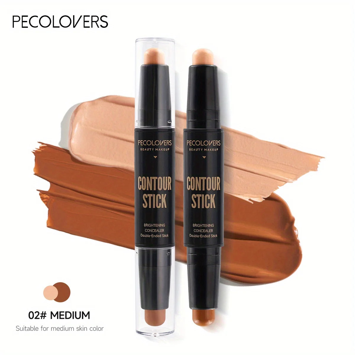 Tidesmit high quality face makeup foundation cream for contouring and concealing texture swatch