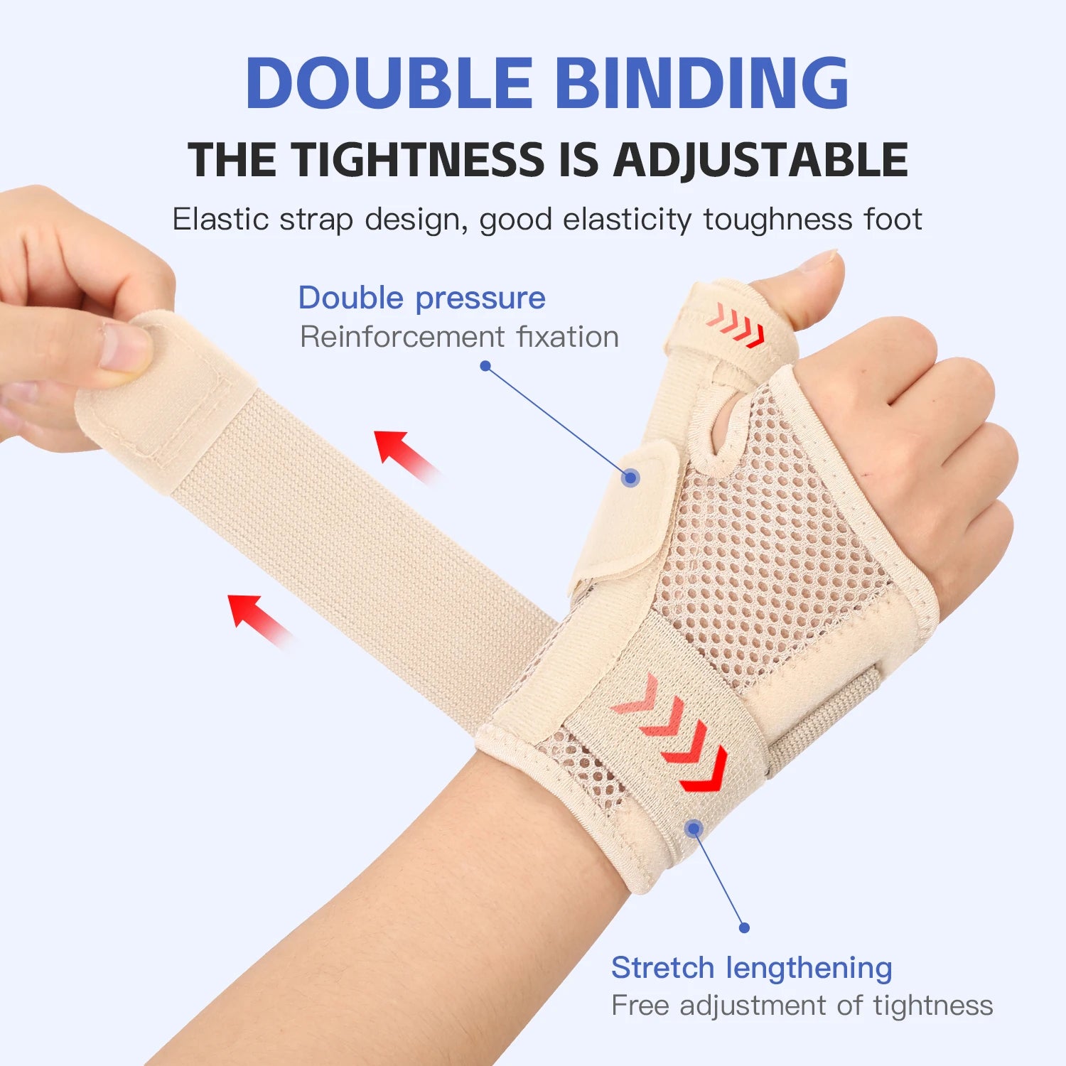 1Pc Professional Wrist Support Splint Arthritis Band Belt Carpal Tunnel Wrist Brace Sprain Prevention Wrist Protector for Fitnes