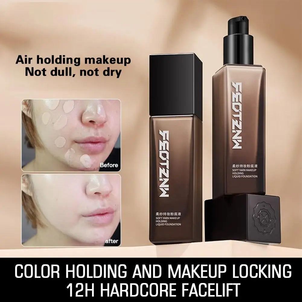 Tidesmit Long-Lasting Soft Yarn Foundation texture close-up liquid anti-wrinkle face makeup for women