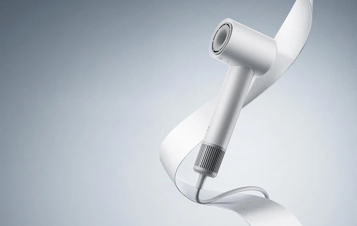 White Xiaomi Mijia H501SE high-speed hair dryer with sleek professional design, powerful airflow, and premium finish.