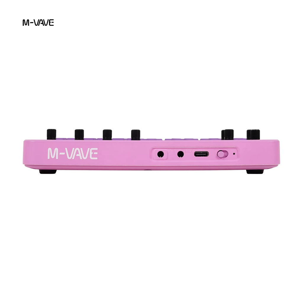 M-Vave Fm-1 Portable Fm Synthesizer Effect Pedal 12h Battery 6-Operator 32-Algorithm 128 Presets Built-In Speaker Bluetooth Midi