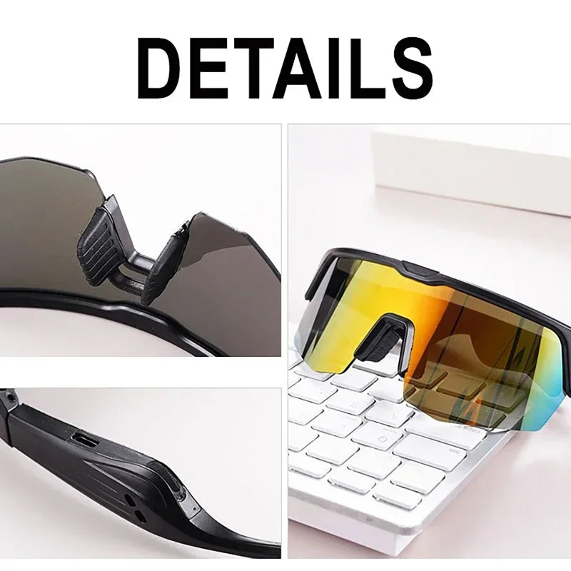 Polarized Bluetooth Audio Cycling Sunglasses | Silver & Gold Options Tidesmit