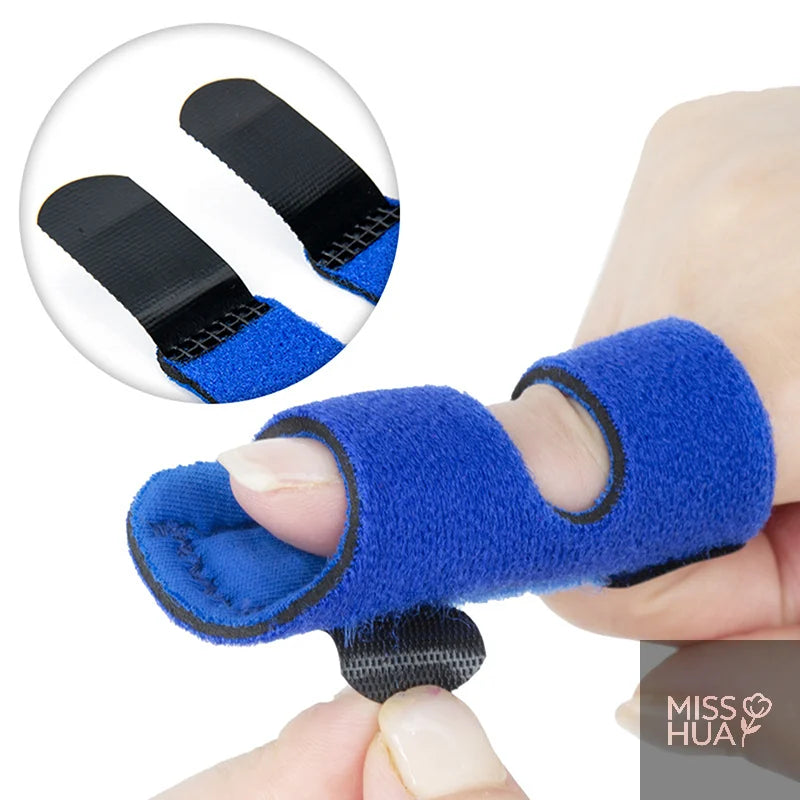 HUA  Adjustable Finger Corrector Splint Steel Plate Pain Relief Finger Brace Support Hand Splint Fix Strap Protector Breathable