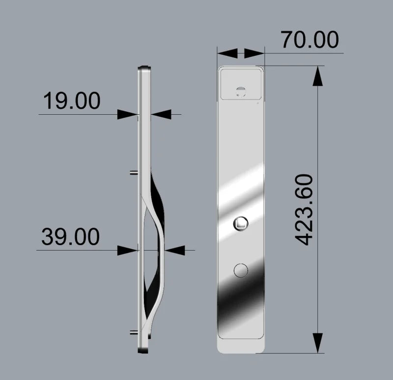 3D Face Recognition Smart Door Lock WiFi Electronic Home Lock with Camera RFID Card Compatible with Tuya for Smart Home Security