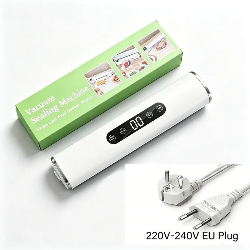 Vacuum sealing machine with display, box, and EU 220V-240V plug