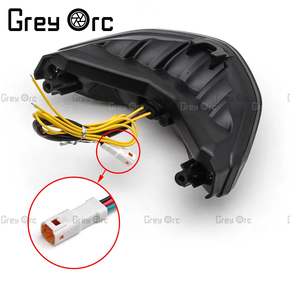 Moto Taillight Integrated LED Turn Signal Lamp Blinker Tail Light Accessories For Ducati Monster 797 821 Super Sport S 939