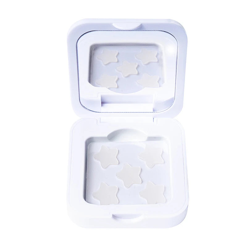 1Box Hydrocolloid Acne Patch Fade Repair Invisible Acne Removal Stickers Concealer Makeup Tool Star With Mirror