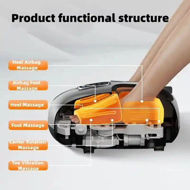 Electric Foot Massager with Heat and Airbag Kneading - Tidesmit Massage Roller Tidesmit