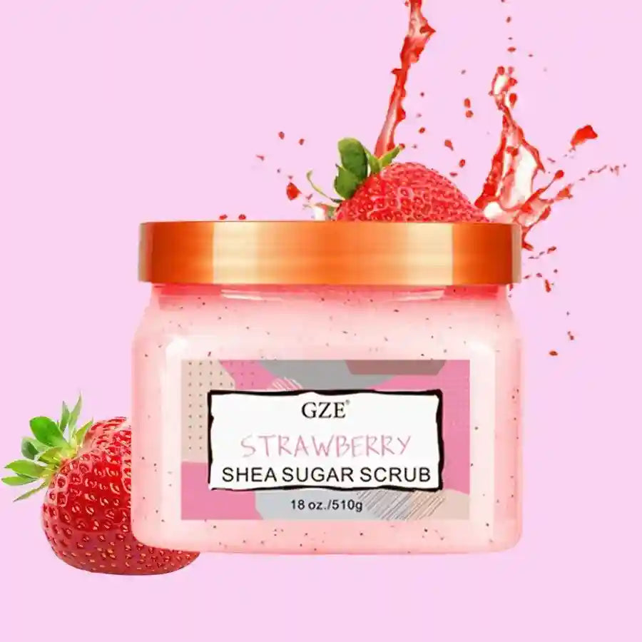 Organic Fruit Sugar Body Scrub | Exfoliating Shea Skin Polish by Tidesmit Scrubs Treatments Tidesmit