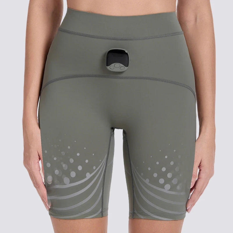 EMS Muscle Stimulator Hip Trainer - Gray Fitness Butt Lifter Relaxation Treatment gray pant Tidesmit