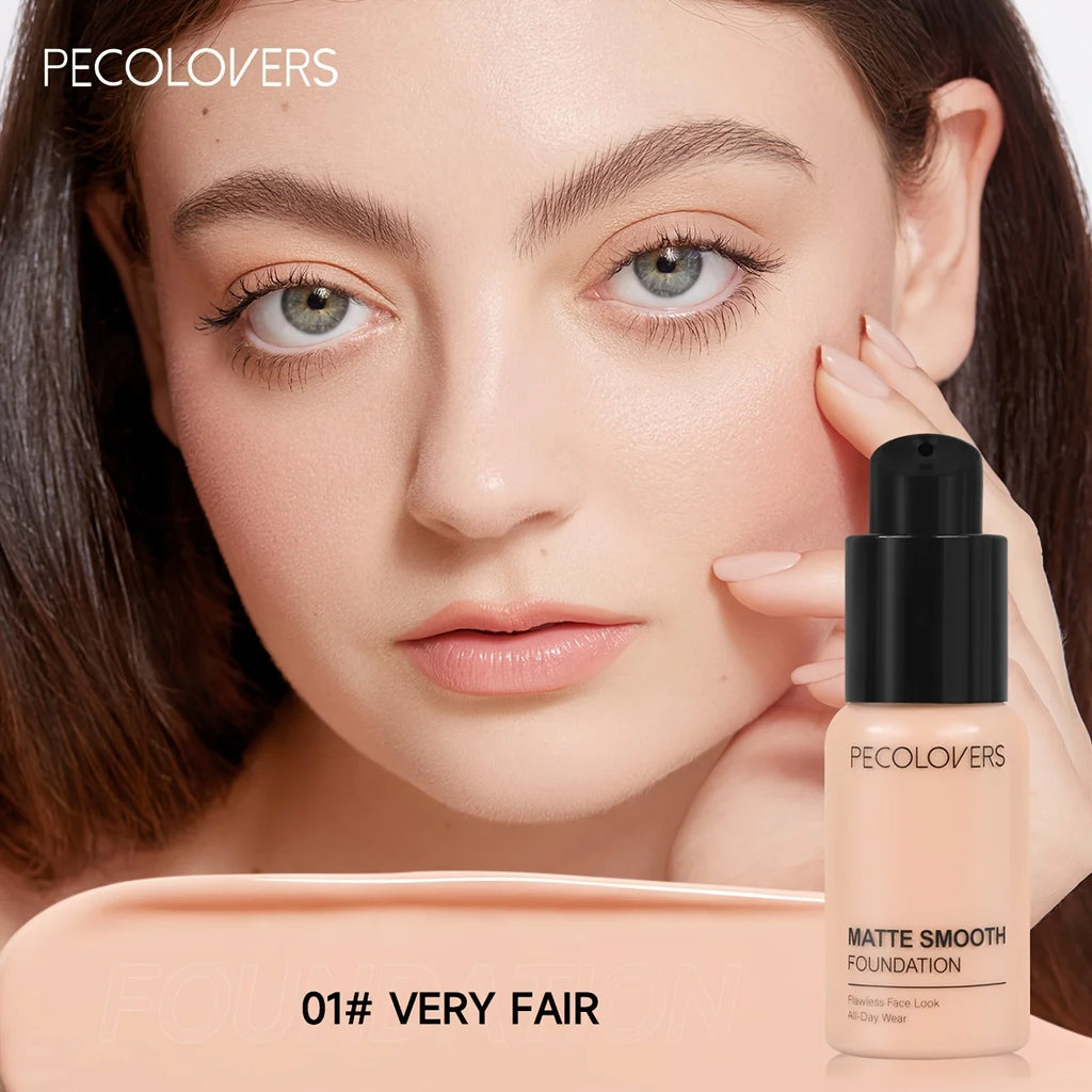 Tidesmit matte smooth liquid foundation offering multi-tone natural coverage and all-day wear for all skin types