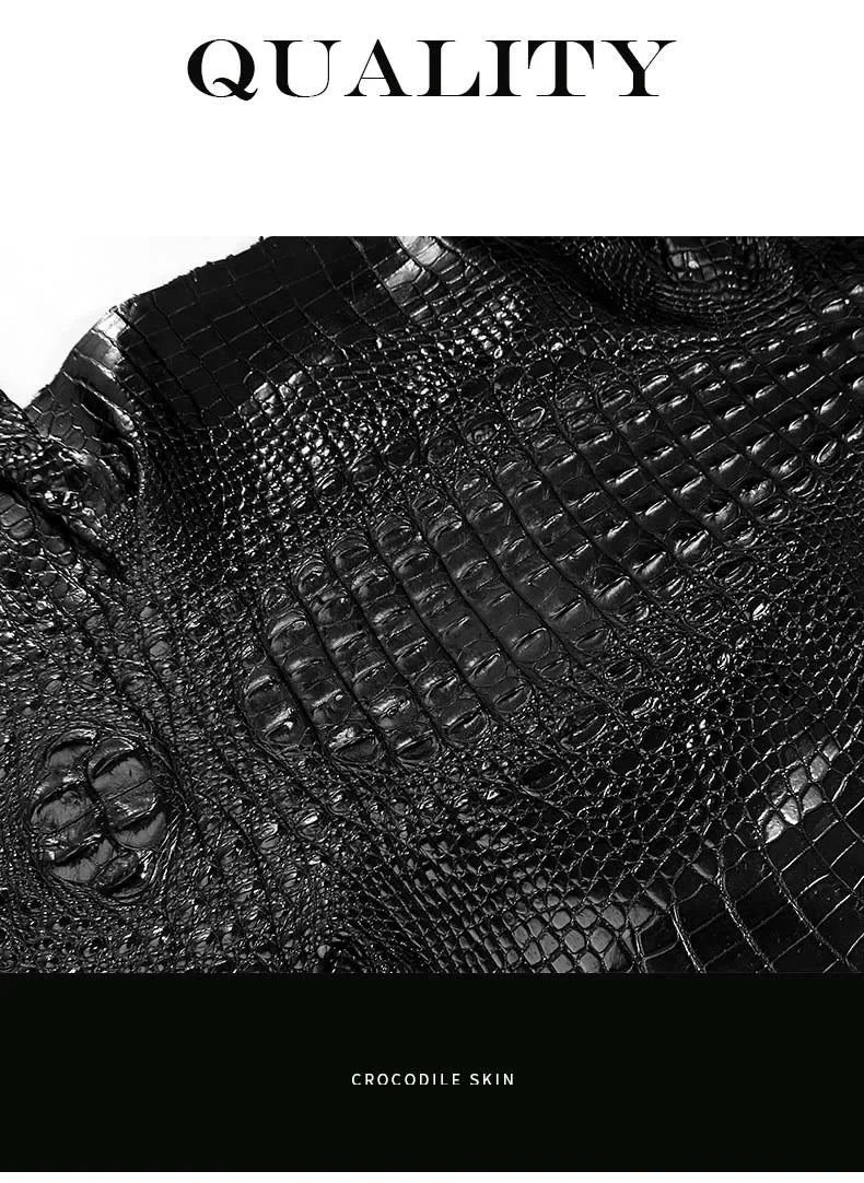 xipijiang new crocodile bag  business men  briefcase  men handbag  male  One-shoulder  Double zipper