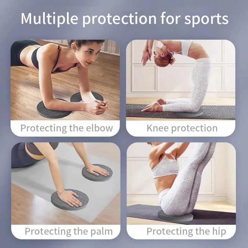 2PCS Yoga Knee Pads, Extra Thick Exercise Cushion, Non-Slip Foam Pilates Kneeling Pad for Yoga Practice & Home Workout