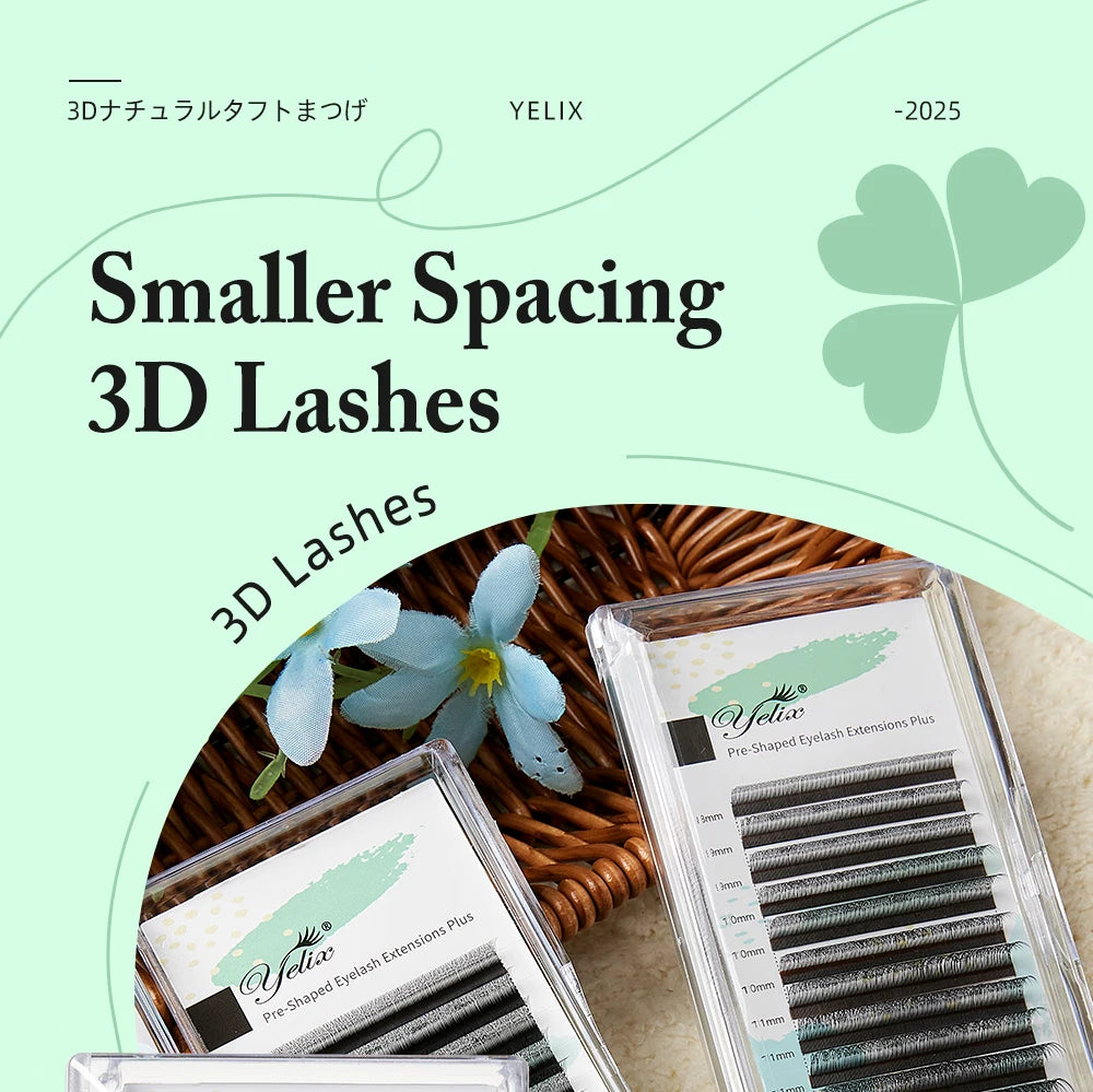 W Shape Premade Volume Fans - Wispy False Eyelashes by Tidesmit False Eyelashes Tidesmit
