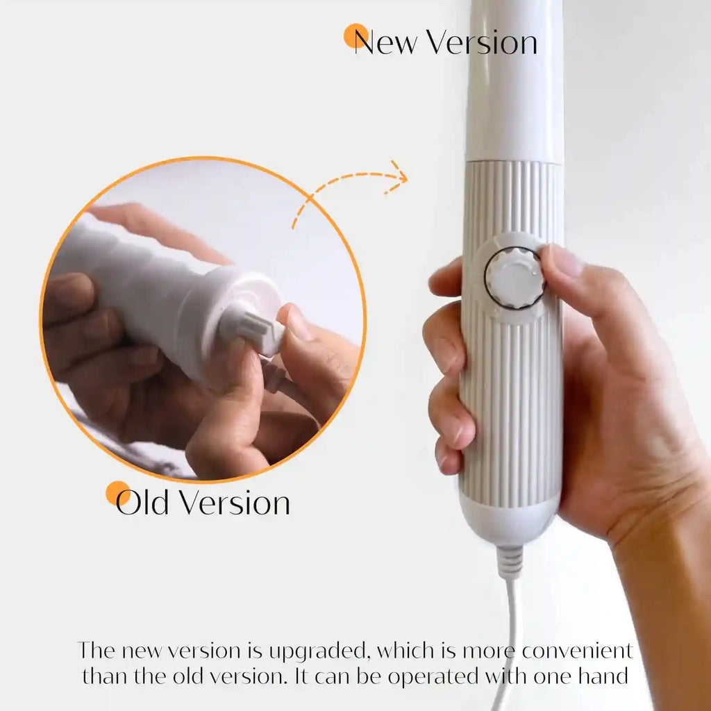 High Frequency Facial Wand - 6-Piece Acne & Wrinkle Treatment Tool Eye Massage Instrument Tidesmit